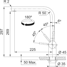 Z kodem LATO -7% !!! Franke Studio Bateria Atlas Neo M pull out złota 115.0681.242