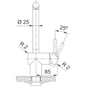 Z kodem LATO -7% !!! Franke Studio Bateria Atlas Neo M pull out złota 115.0681.242