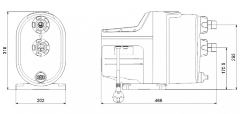 GRUNDFOS Pompa hydroforowa SCALA1 5-55 230V 50Hz BLUETOOTH 99530407