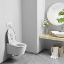 Z kodem LATO -7% !!! Major&Maker Toaleta Myjąca SUPERIOR – wersja podwieszana, elektroniczny bidet i podgrzewana toaleta
