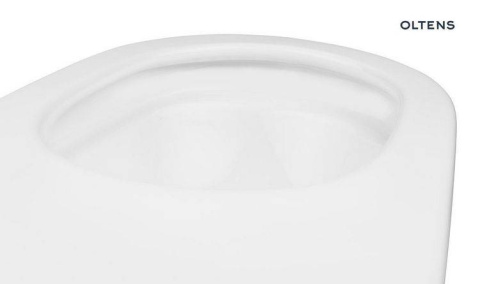 Z kodem LATO -7% !!! Oltens Zestaw Hamnes Kort miska WC wisząca PureRim 49 cm z powłoką SmartClean z deską wolnoopadającą biały 42520000 Z kodem LATO -7% !!! Oltens Zestaw Hamnes Kort miska WC wisząca PureRim 49 cm z powłoką SmartClean z deską wolnoopadającą biały 42520000