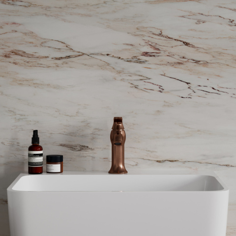 Omnires Art Deco Bateria umywalkowa miedż antyczna AD5110ORB