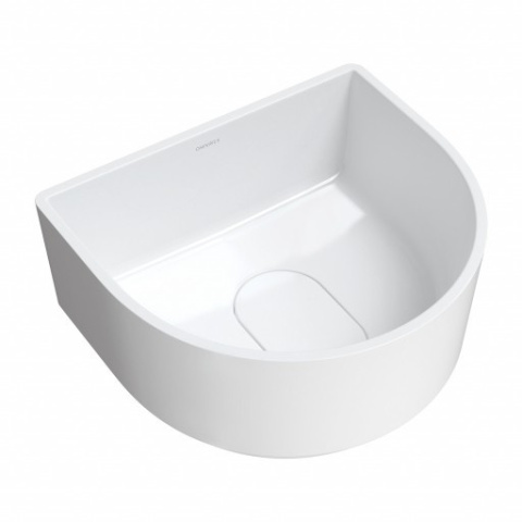 Omnires Cadence M+ Umywalka nablatowa, 42 x 37 cm biały połysk CADENCE420BP