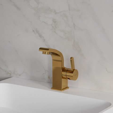 Omnires Darling Bateria umywalkowa złota DA5010GL