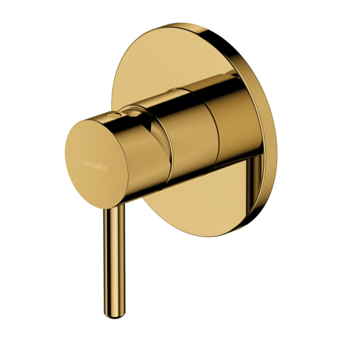 Omnires Y Bateria prysznicowa podtynkowa złoty szczotkowany Y1245GL