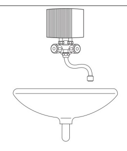 Stiebel Eltron EIL 3 Trend + OT - Umywalkowy przepływowy ogrzewacz wody z baterią (200145)