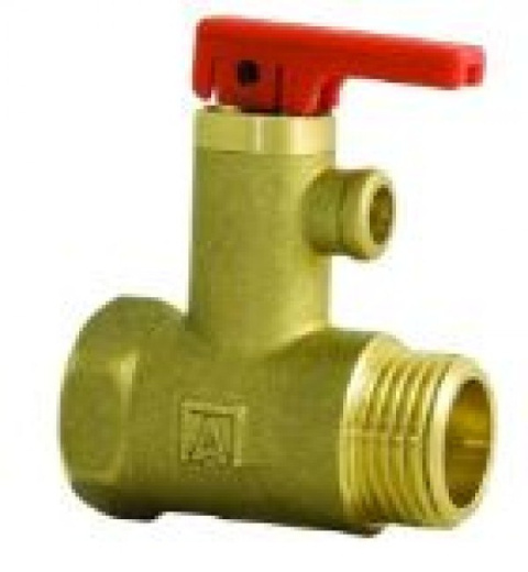 Afriso Zawór bezppieczeństwa zasobnika z zaworem zwrotnym GZ1/2"*GW1/2" 6.7bar (AF-4) 42212