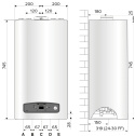 Ariston Cares S System 24kW kocioł 1-F 3301636