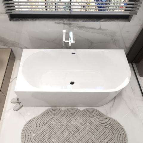 Balneo Wanna wolnostojąca narożna lewa AVOLA WHITE – 160 x 80 cm J0101010502-1 Balneo Wanna wolnostojąca narożna lewa AVOLA WHITE – 160 x 80 cm J0101010502-1