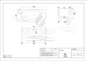 Balneo Wanna wolnostojąca przyścienna VIVA WHITE – 150 x 75 cm J0101010102-1