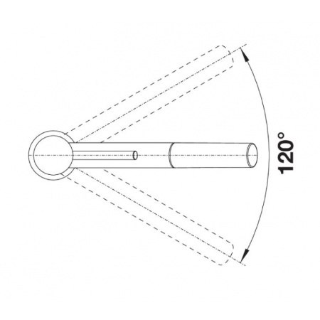 Blanco Kano-S Silgranit-Look Bateria kuchenna z wyciąganą wylewką delikatny biały/chrom 526953