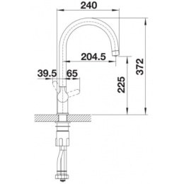 Blanco Trima Bateria kuchenna wysoka PVD steel 525803