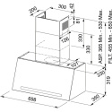 Z kodem LATO -7% !!! FRANKE STUDIO Okap FPJ 625 V BK/SS czarne szkło, stal 330.0528.064