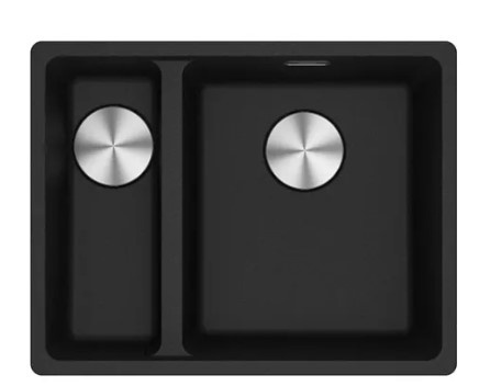  FRANKE studio Maris MRG 160-34-15SBL Zlewozmywak podwieszany Fragranit+ Czarny mat 125.0687.268