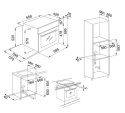 Z kodem LATO -7% !!! Franke Studio FMA 86 H XS Piekarnik Maris Czarne szkło/stal szlachetna 116.0606.097