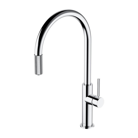 Omnires Switch bateria kuchenna stojąca z zestawem filtrującym chrom SW9057-FD1CR