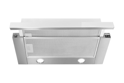 Toflesz okap Vega Glass 60cm Inox: białe szkło Toflesz okap Vega Glass 60cm Inox: białe szkło