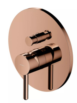 OMNIRES Y bateria prysznicowo-wannowa podtynkowa, miedź Y1235CP