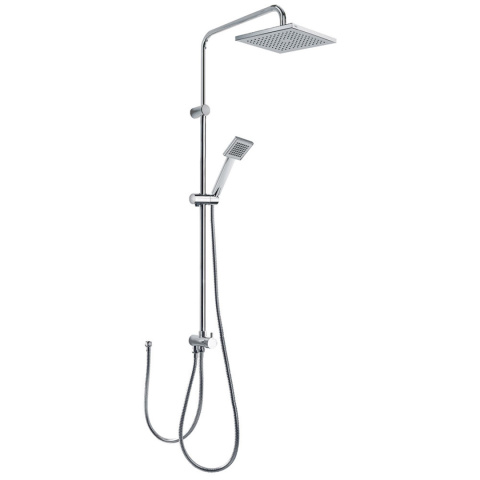 TRES FLAT Komplet prysznicowy z termostatem, chrom 20047501