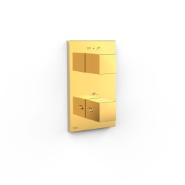 Z kodem LATO -7% !!! TRES THERM-BOX MASKOWNICA DO WPUSZCZANEGO KORPUSU 2-DROŻNEGO THERM-BOX ZŁOTO 24K 00625001OR