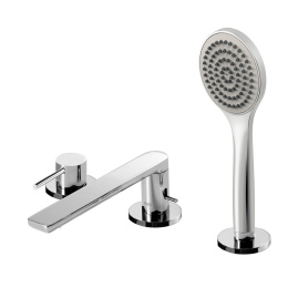 Z kodem LATO -7% !!! Tres Alplus bateria wannowo-prysznicowa 3-otworowa chrom 203.161.01