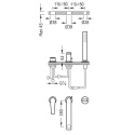 Z kodem LATO -7% !!! Tres Class bateria wannowo-prysznicowa 3-otworowa chrom 20516103
