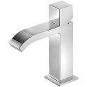 Z kodem LATO -7% !!! Tres Cuadro-Tres Jednouchwytowa bateria umywalkowa z kaskadową wylewką i pokrętłem chrom 00610102