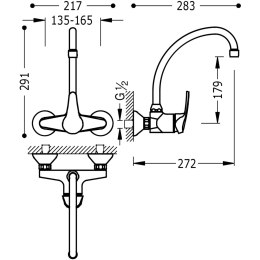 Z kodem LATO -7% !!! Tres ECO-TRES bateria kuchenna chrom 17031802