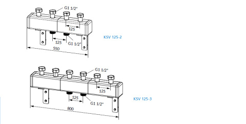 AFRISO KSV 125-2 ROZDZIELACZ HYDRAULICZNY 2 - OBIEGOWY 77 310 AFRISO KSV 125-2 ROZDZIELACZ HYDRAULICZNY 2 - OBIEGOWY 77 310