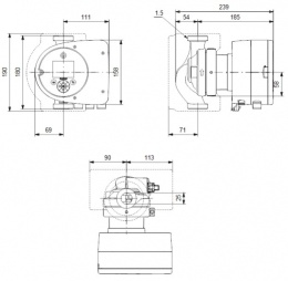 Grundfos MAGNA3 25-60 180 230V PN10 - Pompa obiegowa c.o.