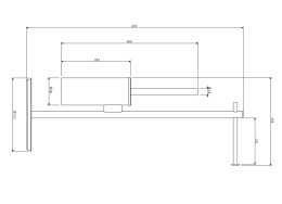 Omnires Modern Project Stojak na papier i szczotkę toaletową antracyt MP60810AT