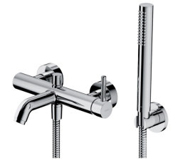 Omnires Y Bateria wannowo-natryskowa z zestawem prysznicowym chrom Y1231CR