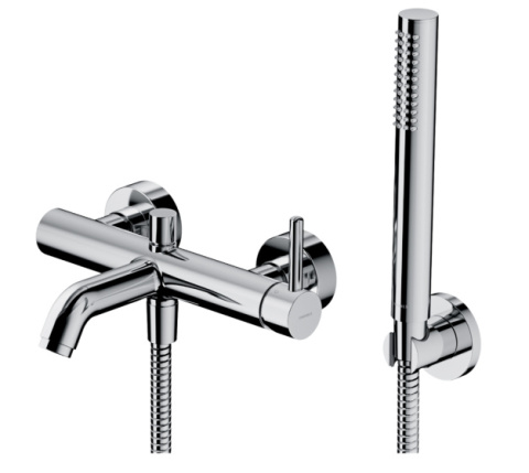 Omnires Y Bateria wannowo-natryskowa z zestawem prysznicowym chrom Y1231CR