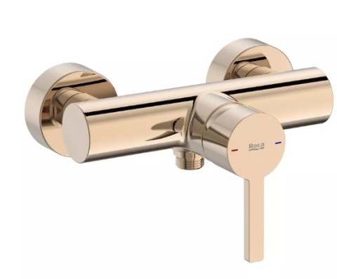 Roca NAIA ROSE GOLD bateria prysznicowa ścienna rose gold A5A2196RG0 Roca NAIA ROSE GOLD bateria prysznicowa ścienna rose gold A5A2196RG0
