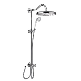 Tres Monoclasic zestaw prysznicowy ścienny chrom 24247601