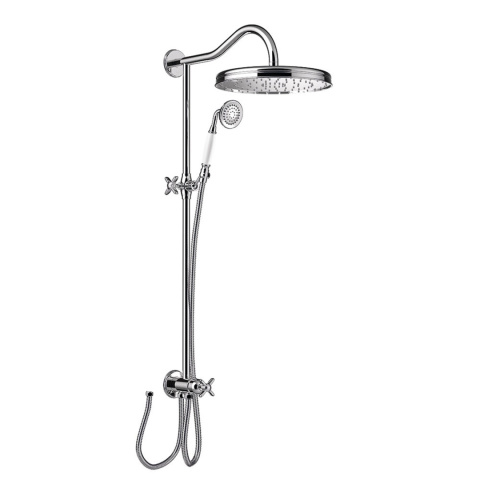 Tres Monoclasic zestaw prysznicowy ścienny chrom 24247601