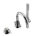 Z kodem LATO -7% !!! Tres Study Exclusive bateria wannowo-prysznicowa 3-otworowa chrom 26215001
