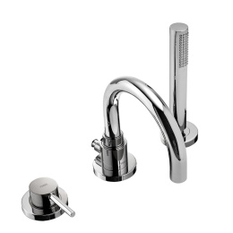 Z kodem LATO -7% !!! Tres Study Exclusive bateria wannowo-prysznicowa 3-otworowa chrom 26215001