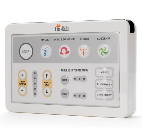 BioBidet Luksusowa Toaleta Myjąca z polskim pilotem sterowania BB-1000 Supreme