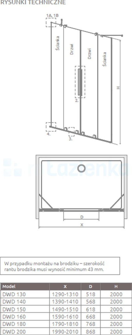Radaway Arta DWJ II drzwi prysznicowe 110 cm ze ścianką stałą lewe chrom+/szkło przezroczyste 386441-03-01L/386013-03-01L Radaway Arta DWJ II drzwi prysznicowe 110 cm ze ścianką stałą lewe chrom+/szkło przezroczyste 386441-03-01L/386013-03-01L