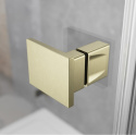Radaway Essenza Pro Brushed Gold PDD kabina prysznicowa 80x80cm złoty szczotkowany/szkło przezr. 10095080-99-01L/10095080-99-01R