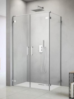 Radaway Arta DWD+2S drzwi prysznicowe 55 cm lewe chrom/szkło przezroczyste 386053-03-01L