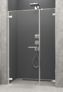 Radaway Arta DWS ścianka prysznicowa 51,5 cm lewa chrom/szkło przezroczyste 386095-03-01L