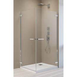 Radaway Arta KDD I drzwi prysznicowe 90 cm lewe do kabiny narożnej chrom+/szkło przezroczyste 386061-03-01L