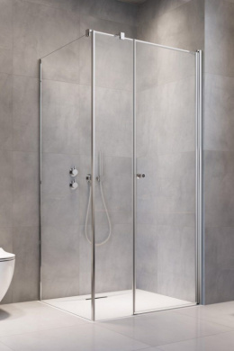 Radaway Eos KDS I kabina prysznicowa 100x100 cm kwadratowa lewa chrom/szkło przezroczyste 137552-01-01L