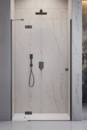 Radaway Essenza Brushed GunMetal DWJ drzwi prysznicowe 110 cm uchylne gunmetal szczotkowany/szkło przezroczyste 1385015-92-01L