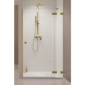 Radaway Essenza Pro Brushed Gold DWJ drzwi prysznicowe 120 cm wnękowe prawe złoty szczotkowany/szkło przezroczys 10099120-99-01R