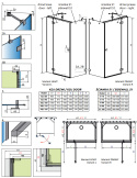 Radaway Essenza Pro KDJ+S drzwi prysznicowe 120 cm prawe chrom połysk/szkło przezroczyste 10097312-01-01R
