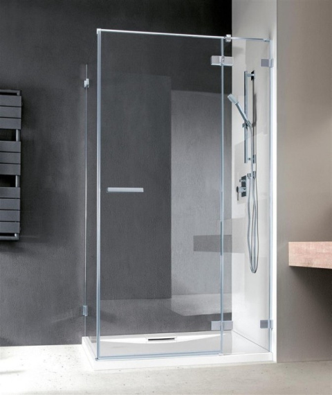 Radaway Euphoria KDJ drzwi prysznicowe ze ścianką stałą 90 cm prawe chrom/szkło przezroczyste 383612-01R/383241-01R Radaway Euphoria KDJ drzwi prysznicowe ze ścianką stałą 90 cm prawe chrom/szkło przezroczyste 383612-01R/383241-01R
