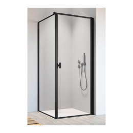 Radaway Nes 8 Black KDJ I Frame drzwi prysznicowe 80 cm prawe czarny mat/szkło Frame 10072080-54-56R